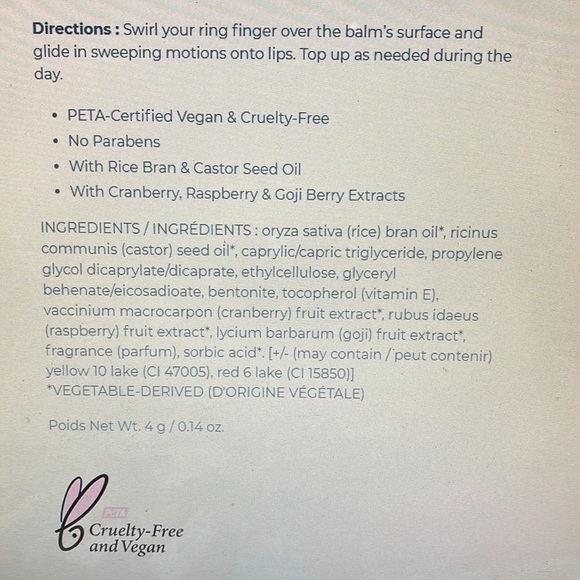 Seraphine CRANBERRY + DEW Dewy lip remedy - Picture 4 of 9